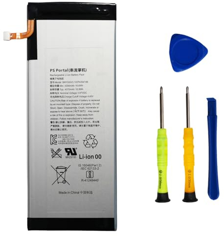 XITAIAN 3.87V 16.9Wh 4370mAh SNYGGV3 Laptop Ersatz Akku Kompatibel mit Sony PlayStation Portal Handheld Game PSP