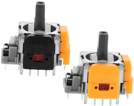 HOMSFOU Hall Effekt Joystick 2 Stück Analogstick Ersatz Kompatibel mit Ps4 Controllern Kabelloser Controller Zubehör für Präzise Steuerung und Daumenstick Austausch
