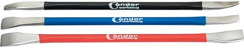 Condor Werkzeug 3735 | Präzisions-Hebelwerkzeug-Satz | 3-tlg. | Edelstahl | für Arbeiten an Türverkleidungen, Armaturenbrett, Gummidichtungen, Zierleisten