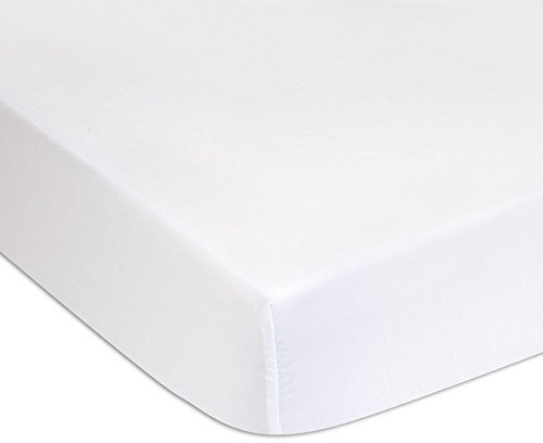 Lot de 2 Protèges Matelas, alèses | Couffin, Berceau Bébé | Imperméable & Respirant | Blanc | Marque Easy dort | Certifié Oeko-Tex | Fabriqué en Europe (Molleton Coton - 1 Protège Matelas, 160x200)