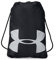 Under Armour Ozsee Rucksack, Unisex, Erwachsene, reflektierend, Schwarz (001) / reflektierend, Einheitsgröße