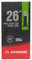 Msc Bikes Super Lite Tube Cámara De Aire, Negro, 26 x 1,95/2,125 AV