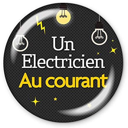 COLLEEN ILLUSTRATIONS Décapsuleur porte-clés 56mm Un électricien au courant