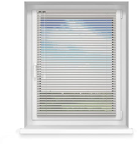 Victoria M. Aluminium Jalousie auf Maß Innenjalousie 25 mm für Fenster, Breite 400-499 mm x Höhe 900-999 mm