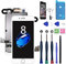 Xlhama Display LCD Sostituzione Schermo Compatibile con iPhone 8 Bianco 4,7 Strumenti Fotocamera Frontale Sensore Prossimità Altoparlante Adesivo Impermeabile Pre Tagliato Lastra Vetro Temperato