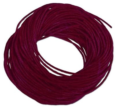 NEU Baumwoll-Kordel, Durchmesser 1mm, Länge 5m, Bordeaux