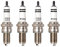 TORCH 4stk D8RTI Iridium Zündkerzen Ersetzen für DR8EA D8EA DR8EIX DR8EGP DPR8EA-9 Zündkerze, für R6G Zündkerze, für X24ESZU9 IX24 X24ESR-U Zündkerze, OEM