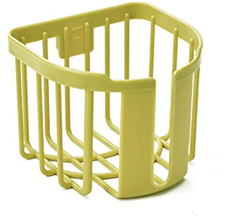 HERCHR Porte-Papier Hygiénique, Rouleau De Salle De Bain Mural Corbeille à Papier Hygiénique Corbeille à Papier Toilette Support De Rangement Auto-adhésif pour Salle De Bain Hôtel(Jaune)