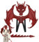 Anyingkai Déguisement Dragon,Masque de dragon d'Halloween,3 Pcs Costume Ailes de Dragon pour Enfants,Costume de Dragon pour Halloween Carnaval Cosplay,Avec Ailes Masque Et