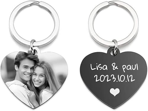 porte-clés personnalisables,avec texte et photo,pour garçon et fille en ,cadeau personnalisé