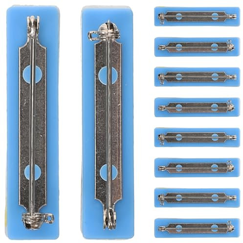 HOODANCOS 10stücke Selbstklebende Sicherheitsnadeln Für Abzeichen Und Namensschilder Robuste Und Langlebige Pin-befestigungen Für Büro Und Veranstaltungen Für Kreative Bastelprojekte