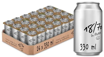 18/70 La Rubia Cerveza Especial Pack Lata, 24 x 33cl