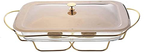 Chafing Dishes Buffet-Speisewärmer mit Deckel, Warmhaltetablett aus Edelstahl