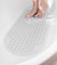 HITSLAM Ovale Tapis de Baignoire Antidérapant 88 x 40 CM,Salle de Bain Résistant aux Moisissures Tapis de Bain, Lavable en Machine Tapis de Douche sans BPA, Transparent