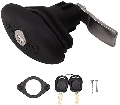 Serrure de Cabine de Camping-car de 32 Mm, Joint Supérieur, étanche | Antichoc, Boîte à Outils pour Remorque de Bateau, Yacht, Camping-car, Polyvalente et Facile à Installer avec