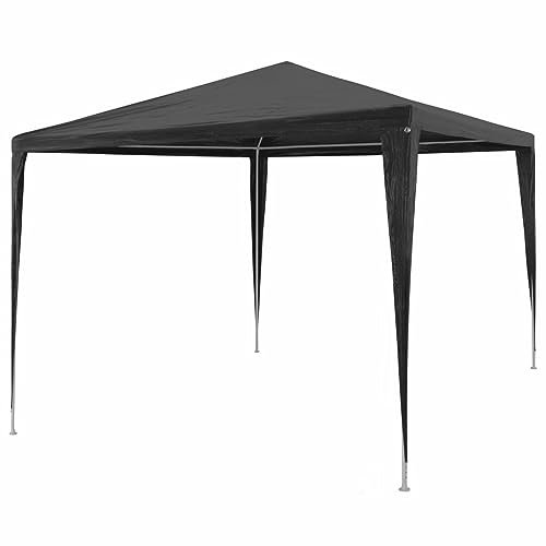 Xichuzi Carpa para Celebraciones PE Gris Antracita 3x3 m, Carpa Playa, Cenador, Toldos Playa, Pergola Playa, Toldo Exterior, Pergolas De Jardin - 45086