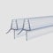Duschdichtung 2x100cm Transparent, Ersatz Duschtürdichtung Dichtung für 7-8mm Glastür Duschwand Badewanne Duschkabine Wasserabweiser Schwallschutz Duschdichtungen für Duschtüren