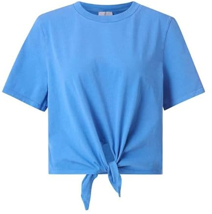 rich&royal kurzes T-Shirt Palace Blue vorne zum Binden 2505-449, Größe:XL