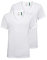 G-STAR Para Hombre Pack De Dos Camisetas Base Heather V-Neck, Blanco (White Solid D07203-2757-2020), XS