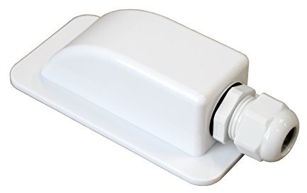 Waterproof single cable entry gland for cable diameter 3-7mm, for motorhomes, campervans, caravans, boats, solar panels, CCTV