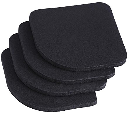 Yosoo 4Pcs Anti-Vibration Pads Universal Rubber Silent Feet Pads for Washing Machine Refrigerator Home Appliance