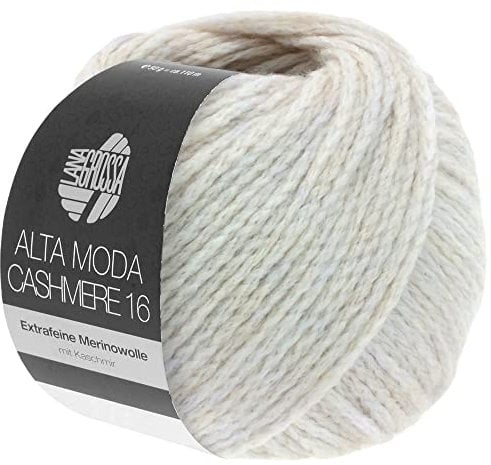 LANA GROSSA Alta Moda Cashmere 16 | Feinste 16 Mikron Merinowolle mit Kaschmiranteil | Handstrickgarn aus 78% Schurwolle (Merino) 12% Kaschmir & 10% Polyamid (Nylon) | 50g zum Stricken | 110m Garn 41