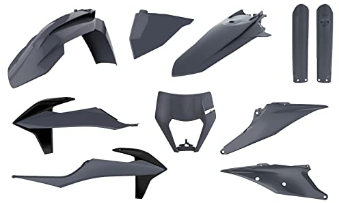 POLISPORT 90917 - Polisport Enduro Plastic Replica Kit für diejenigen, die OEM-Qualität suchen für KTM Motorräder in Farbe nardo grau
