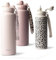 MAMEIDO Botella Agua Acero Inoxidable 1,2l - Botella Termica con Pajita, Botella Agua Gimnasio sin BPA, Cantimplora estanca, Termo con Correa de Transporte, Water Bottle (Blush Kissed, 1200ml)