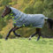 Horseware Amigo Hero 900 Plus DF 100g Turnout Decke wasserdicht Grey/Lime,Green&Lime HW 20, Größe:5'6