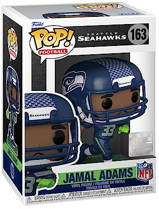 Funko Pop! NFL: Seahawks - Jamal Adams - (Home Uniform) - Vinyl-Sammelfigur - Geschenkidee - Offizielle Handelswaren - Spielzeug Für Kinder und Erwachsene - Sports Fans - Modellfigur Für Sammler