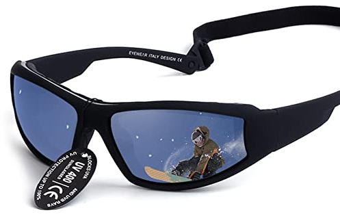 1 máscara de esquí, gafas de nieve con protección UV, gafas de snowboard a prueba de viento antivaho, protección UV400, amplio ángulo de visión, para snowboard, motocross y otros deportes de invierno
