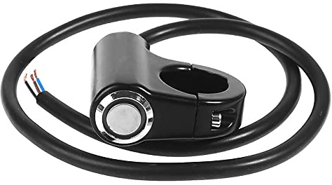 VOANZO Aluminium Motorrad Schalter Lenker Schalter LED Selbstverriegelnde Schalter für Motorrad Quad Dirt Bike ATV Scooter