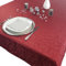 NYVI Tischdecke Elegance 150x250 cm Bordeaux - Elegante Tafeldecke mit edlen Ornamenten und Jacquard Optik - Perfekt für Weihnachten & Geburtstag