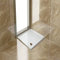 ELEGANT 760 x 760 x 40mm White Square Tray for Shower Enclosure Cubicle + Waste Trap