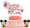Decoration Gateau Anniversaire,Décoration de Gâteau,Figurine,Cartoon Cake Topper Cupcake Decoration,pour Enfants decoration anniversaire de Gâteau