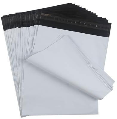 huruirui 30x42cm Versandtaschen Plastik,Versandbeutel Blickdicht Selbstklebend Versandtaschen Warensendung Versandtüten für Kleidung Logistik Verpackungen Transport Verpackungskarton 30Stück