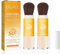 Sitovely Polvo de fijación de protección solar natural, polvo mineral para ajuste de pantalla solar, acabado mate, control de aceite, polvo de cara suelta, SPF 50, translúcido ligero protector solar
