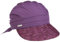 Seeberger Damen Sonnenhut Stroh-/Stoffcap, Einfarbig, Gr. one Size, Violett (violett 71)