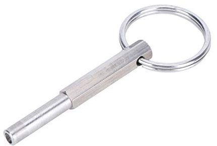 Yctze Llave de Punta Ovalada Portátil, Herramientas de Reparación de Máquinas de Café de Acero Inoxidable, Práctica Llave de Seguridad para Máquina Nespresso, Ena 4, Enchufe de