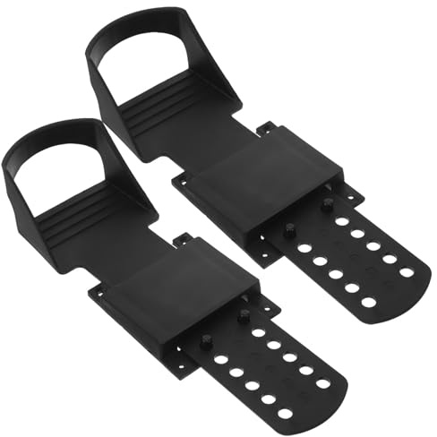 Happyyami Rowing Machine Pedals Replacement Exercise Rowing Machine Pedals with Anti-Skid Rubber Indoor Pedal Attachments for Fitness Bike and 1 Pair