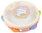 caterbee Kinder Tamburin mit Bunten Kugeln, 15 cm, Niedliches Hasen-Design, Musikalisches Lernspielzeug (Rabbit)