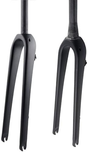 LUOKEKE Suspension Forks 1pcs 700C Gravel Cyclocross Travel Road Bike Full Carbon Fibre Flat Disc Brake Front Fork Straight Tapered Mtb Forks(Tapered matt)