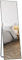 HOMCOM Grand Miroir Pleine Longueur rectangulaire, 50 x 160 cm - Miroir sur Pied, Mural ou pocé Contre Mur - pour Chambre à Coucher, Salon et Dressing, Noir