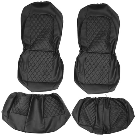 WEKADRIN Sitzbezug Für Lkw Vordersitz Autositzbezug Innenabdeckung Schutz Aus Pu-leder Und Komfortabel Und Langlebig Für Verschiedene Jahreszeiten Und Klimazonen Geeignet