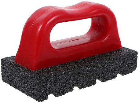 BESPORTBLE Rub Brick Tool with Handle for Concrete Edging and Stain Removal Masonry Cleaning Tool for Home Renovation Projects