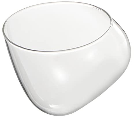 SUPVOX Tarro De Vidrio con Corte Inclinado para Micro Paisaje Musgo Plantas Aire Natural Decorativo Multiusos para Hogar Cocina