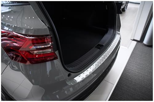 tuning-art L3113 Edelstahl Ladekantenschutz passend für Skoda Kodiaq 2 12/2023-, Farbe:Silber