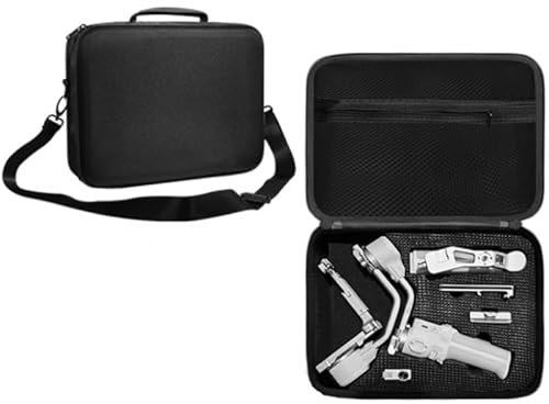 BeisDirect Tragetasche für DJI RS 4 Mini, wasserdichte Hartschale Schutzhülle tragbare Aufbewahrung Umhängetasche Koffer für DJI Ronin RS4 Mini Gimbal Stabilisator und Zubehör, schwarzes, Tragetasche