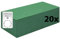 VonBueren 20 x Steckschaum nass Steckschwamm für Blumen | ca. 23 x 11 x 7,5 cm je Blumensteckschaum | Steckmasse zum Basteln | Steckmoos | für Kunstblumen und Frischblumen | Made in EU