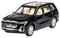 YCNXEB Miniatur Modelle 1 24 Für BMW X7 SUV Automodell Druckgussfahrzeuge Legierungsspielzeug Mit Sechs Geöffneten Türen Sound & Licht Autospielzeug Originalgetreue Nachbildung(Schwarz)